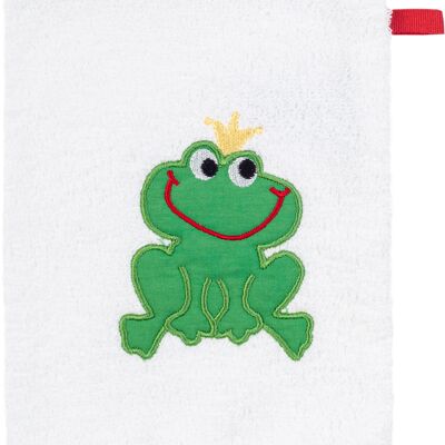 Wash mitt frog for children