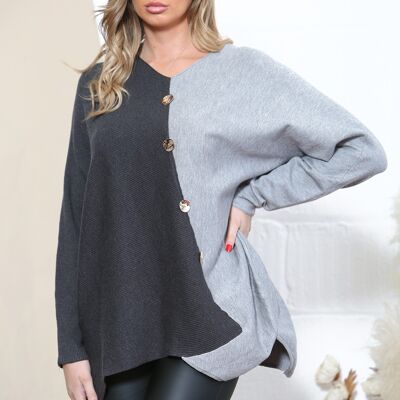 Grey Colour panel top with buttons