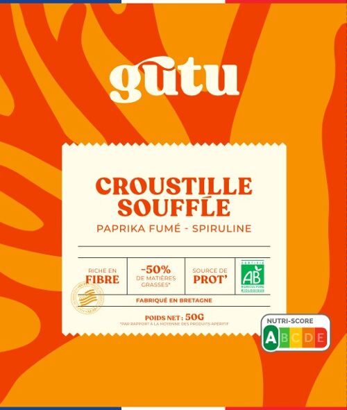 Croustille Paprika  50g GUTU