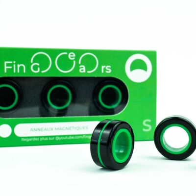 FinGears (nero-verde, taglia S