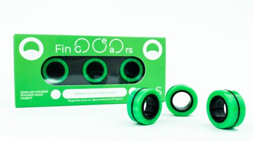 FinGears  (Vert-Noir, S taille)