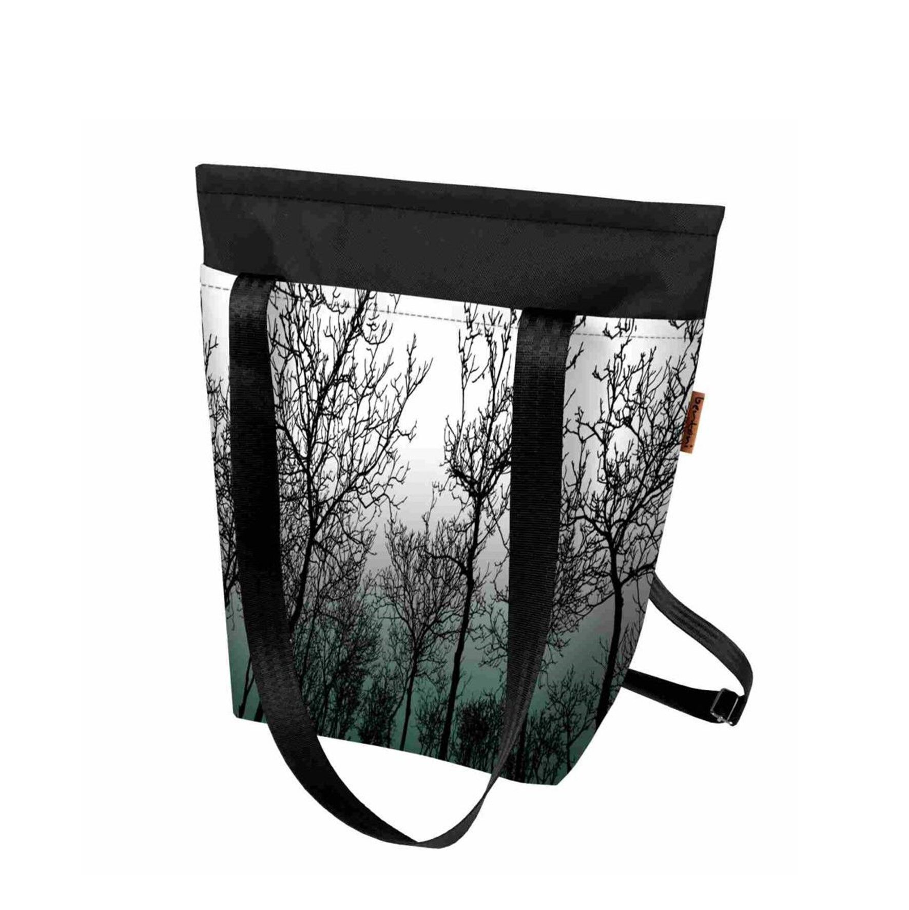 Forest Mood Borsa/Zaino In Tela 2in1 Bertoni