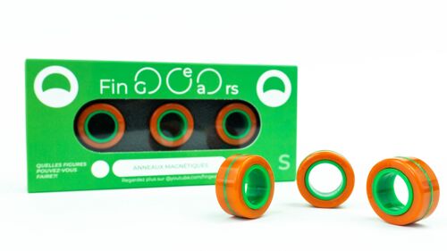 FinGears  (Orange-Vert, S taille)