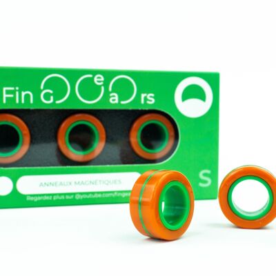 FinGears (Arancione-Verde, taglia S)