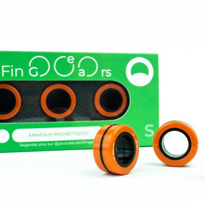 FinGears (Orange-Schwarz, Größe S)