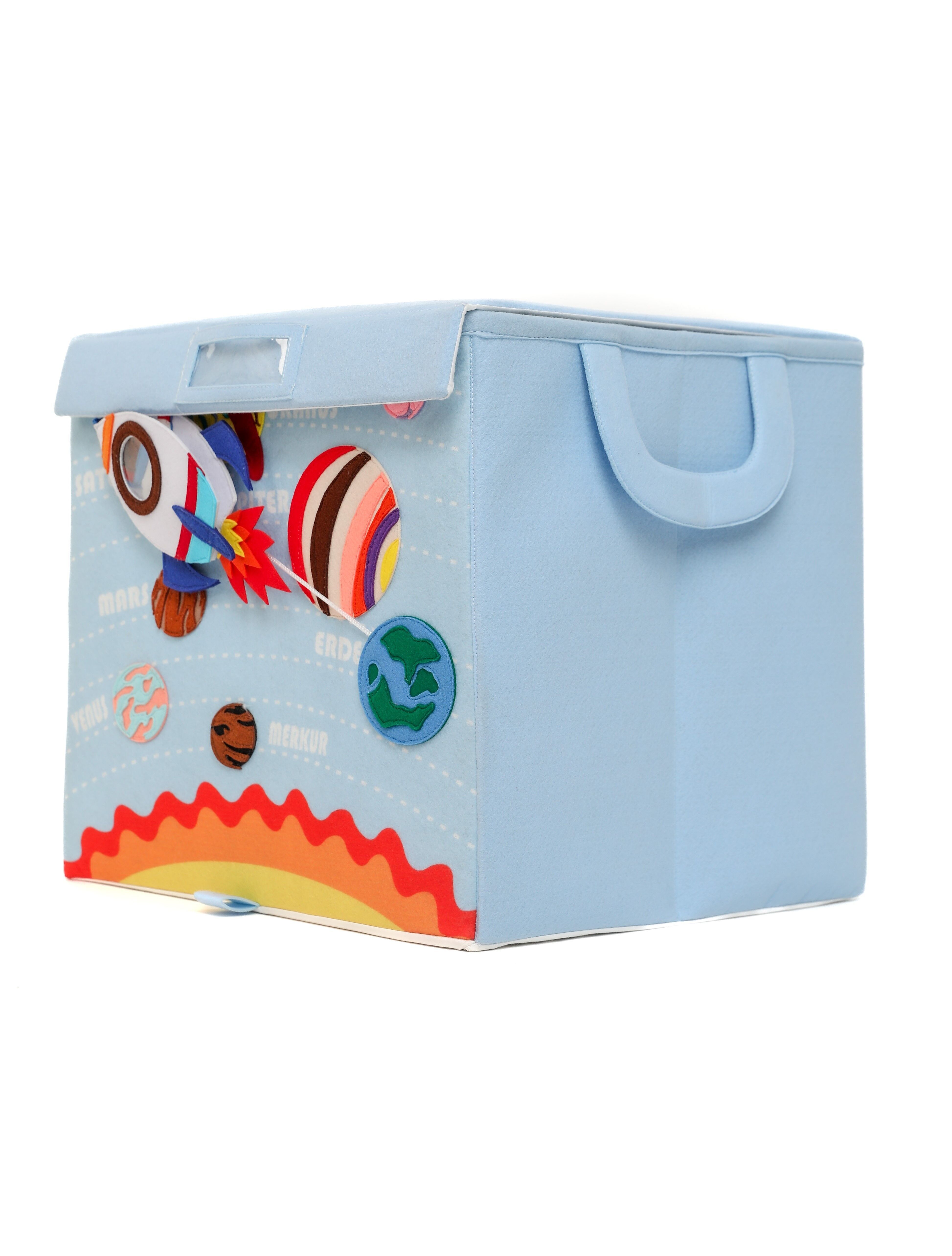 Scatola di immagazzinaggio angolare - sistema solare