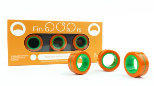 FinGears  (Orange-Vert, M taille)