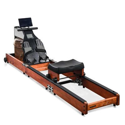 Kingsmith WR1 Rowing Machine, Water resistance, APP included, 3-part folding, Silent, Mobile/tablet support, Wood