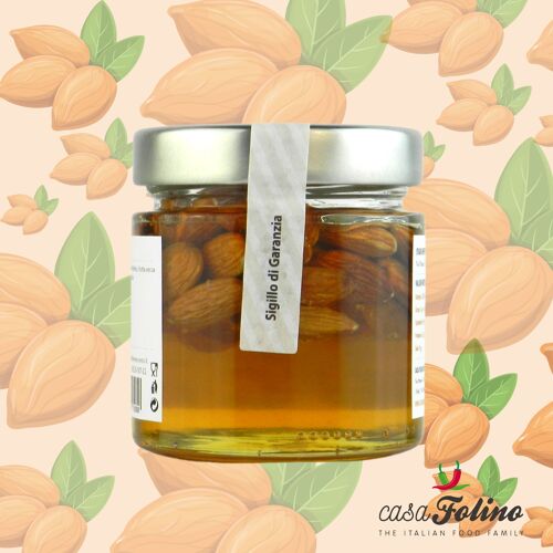 Millefiori honey with almonds 250gr
