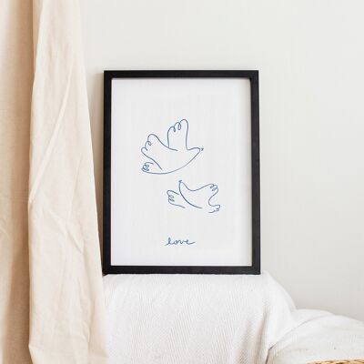 Doves poster - 2 formats