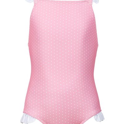 BUBBLE PINK SQUARE NECK RUFFLES