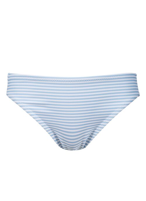 BLUE STRIPES BOTTOM RUFFLES