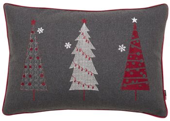 Coussin d'arbres festifs Oreiller de décoration d'hiver