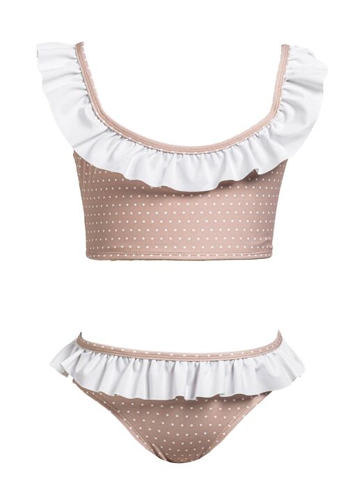 SAND DOTS RUFFLES BIKINI