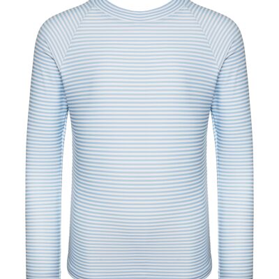 RASHGUARD A RIGHE BLU