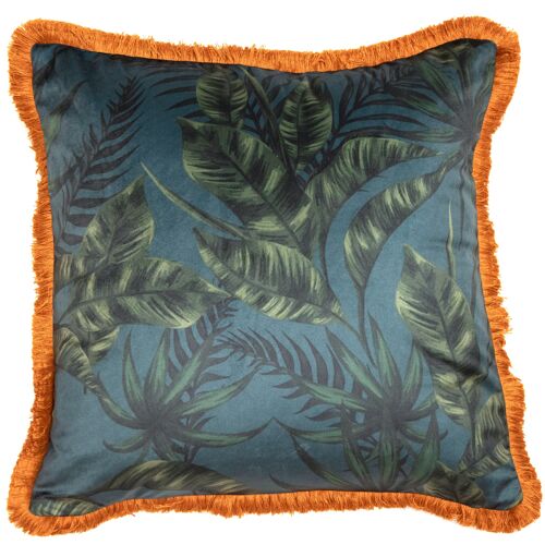 Nightbloom Christmas Reversible Cushion with fringes