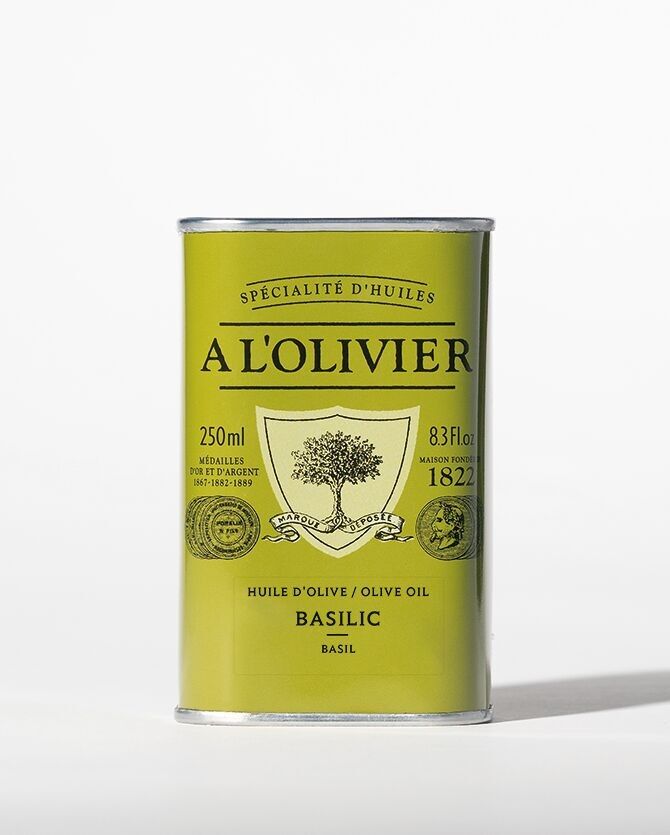 Aromatic Olive Oil with Basil - 250mL BEST-SELLER