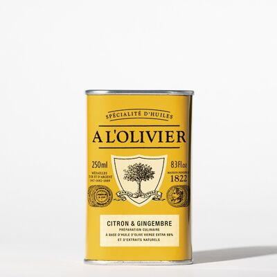 Aromatisches Olivenöl mit Zitrone und Ingwer – 250 ml. Bestseller