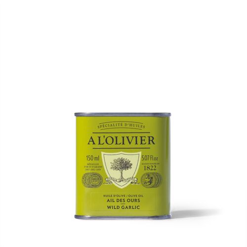 Huile d'olive aromatique à l'Ail des Ours - 150mL