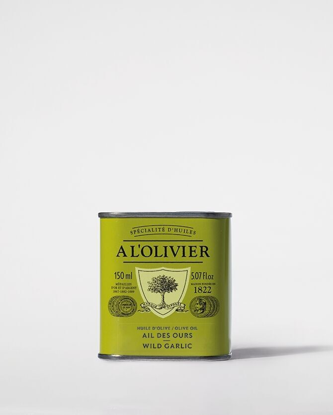 Olio d'oliva aromatico all'aglio selvatico - 150 ml
