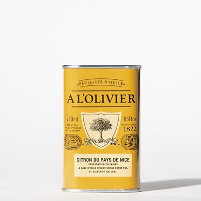 Aromatisches Olivenöl mit Zitrone aus dem Pays de Nice – 250 ml BESTSELLER