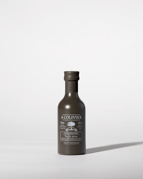 Huile d'olive aromatique saveur Truffe Noire - 100mL  : idéal pour panier gourmand