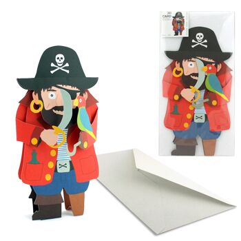 Pirate de carte de type 3D 1