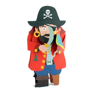 Pirate de carte de type 3D 2