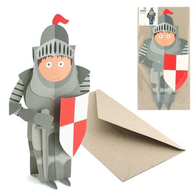 Cavaliere di carte di tipo 3D