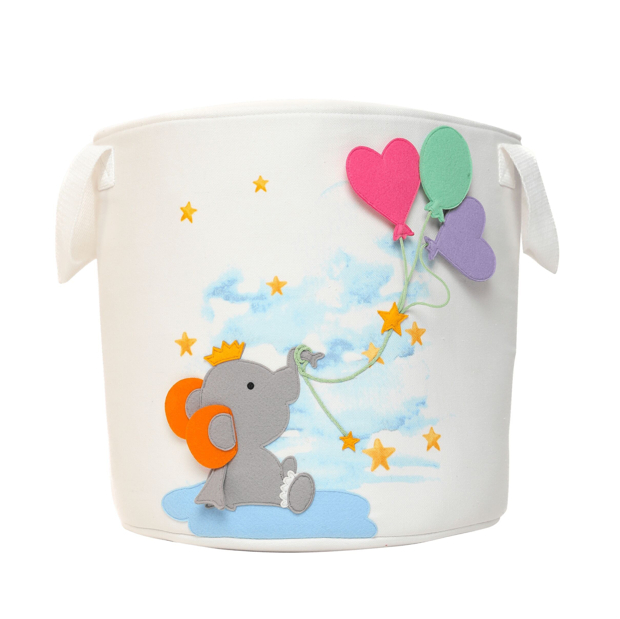 Elefante - scatola portaoggetti (tonda)