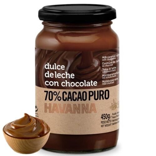 Havanna dulce de leche Cacao Puro 450g: milk Caramel Dessert Spread