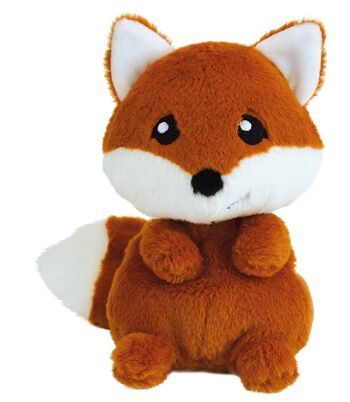 Peluche animaux de la forêt, Kidimols, 14 cm, 6 modèles assortis, en boite présentoir 7