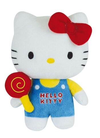 Peluche Hello Kitty Retro, 17 cm, 2 modèles assortis, avec étiquette 3