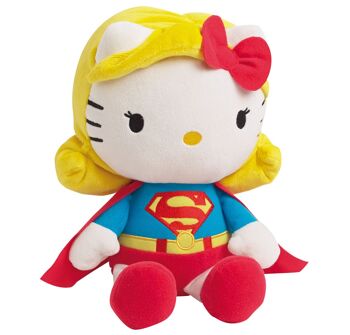 Peluche Hello Kitty déguisée en Superwoman, 27 cm, en boite 2
