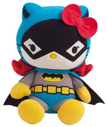 Peluche Hello Kitty déguisée en Batwoman, 27 cm, en boite 2