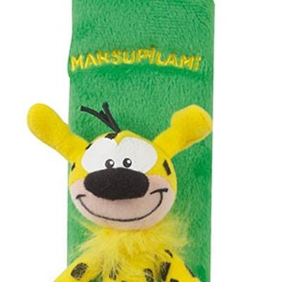 Marsupilami soft toy with belt loop, 19 cm