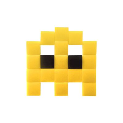 Adhesive mosaic INVADERS FANTOME indoor / outdoor yellow