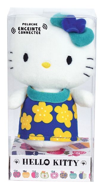 Peluche Hello Kitty avec Bluetooth et enceinte conncetée, 11 cm, 2 modèles assortis, en boite 3