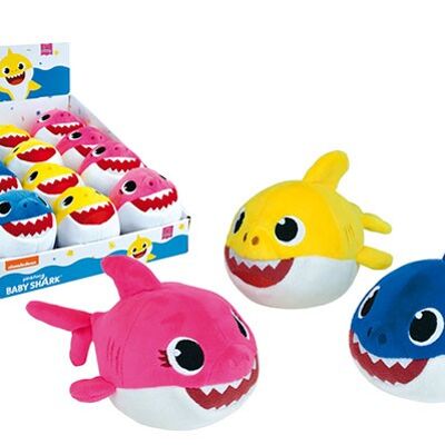 Baby Shark soft toy, 17 cm, 3 assorted models, in display box