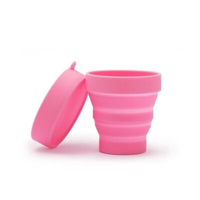 Sterilizing cup menstrual cup Clín Pink