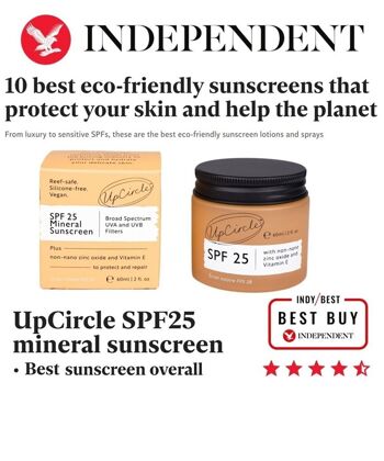 Crème solaire minérale SPF 25 Reef Safe & Vegan Eco Friendly Cream - Recharge en vrac 1L 4