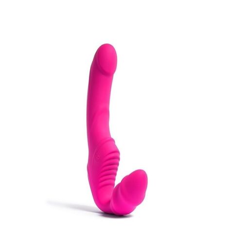 Vibrador doble penetración Isa Fucsia