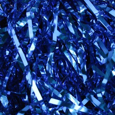 100 grams Metallic Shredded Gift Hamper Filling Dark Blue