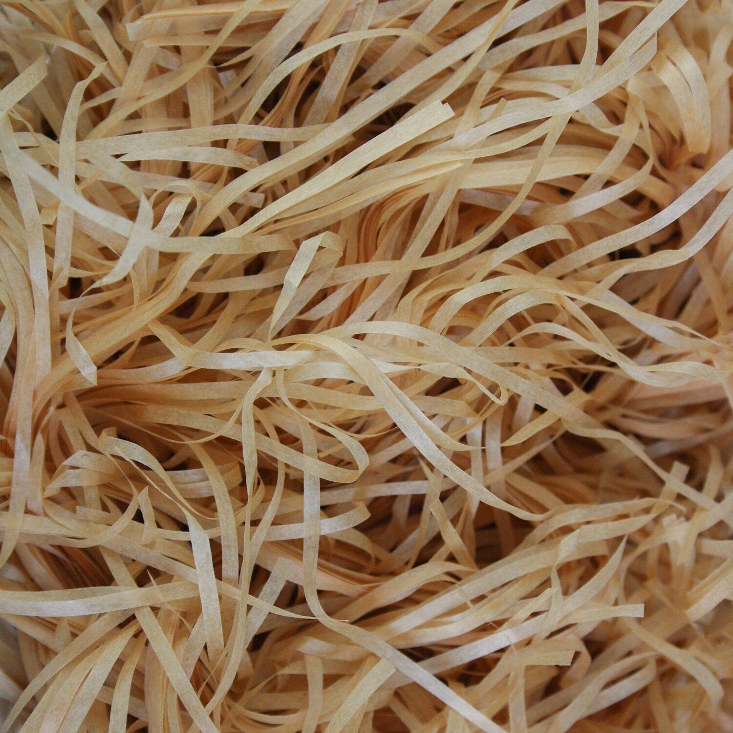 Garniture de panier cadeau en papier déchiqueté de 100 grammes - Marron clair