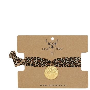 Bracelet Ibiza pièce léopard 3