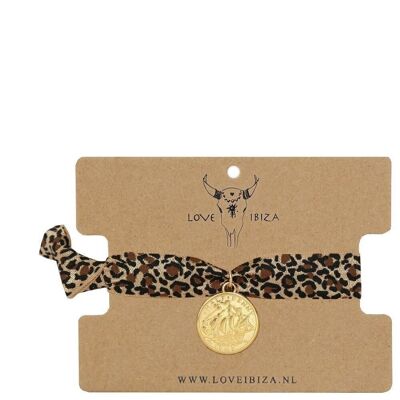 Ibiza bracelet leopard coin
