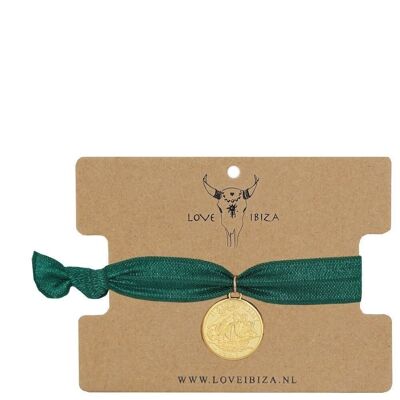 Ibiza armbandje emerald coin