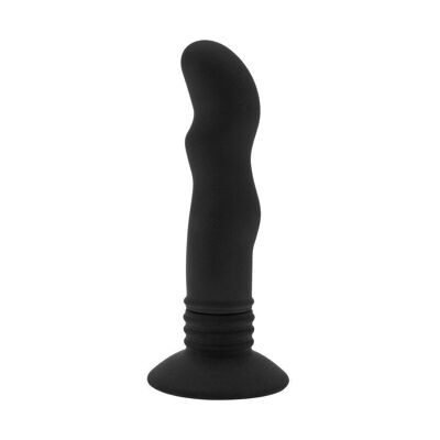Battery-powered vibrator with suction cup Andy