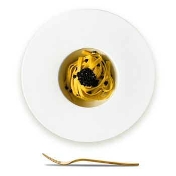 Capsules Dîner Étoilé - Il Tesoro di Norcia - Dîner Box Michelin pour 2 personnes - Cuisinez chez vous en quelques minutes Tagliatelles au Caviar de Truffe du Chef Christian Milone, 1 Étoile Michelin 3