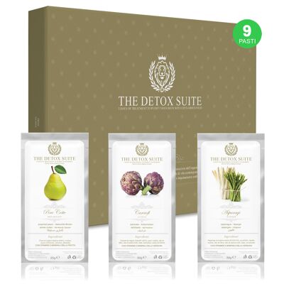 THE DETOX SUITE - 3 day body purification program, with 9 meals. Depurative, Draining, Weight Loss Kit. Improve digestion. Recover vital energy!